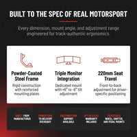 ApexDrive Triple-Screen Racing Simulator Cockpit — Results & Stats