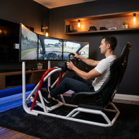 ApexDrive Triple-Screen Racing Simulator Cockpit — Lifestyle