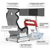 ApexDrive Triple-Screen Racing Simulator Cockpit — How It Works