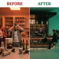 Nocturne Caffè & Cocktails Pro Home Bar — Before & After