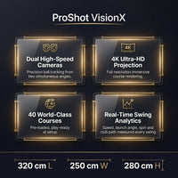ProShot VisionX Golf Simulator — Results & Stats