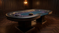 RoyalFlush Pro Dealer Poker Table — Lifestyle
