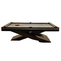 Designer Pool Table Built for Tournament Play, 8-Foot Regulation Size, Three-Piece Slate Bed, Precision Roll