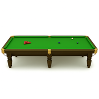Professional Snooker Table Built for Tournament Play, 12-Foot Regulation, Precision Ground Slate, Hardwood Frame